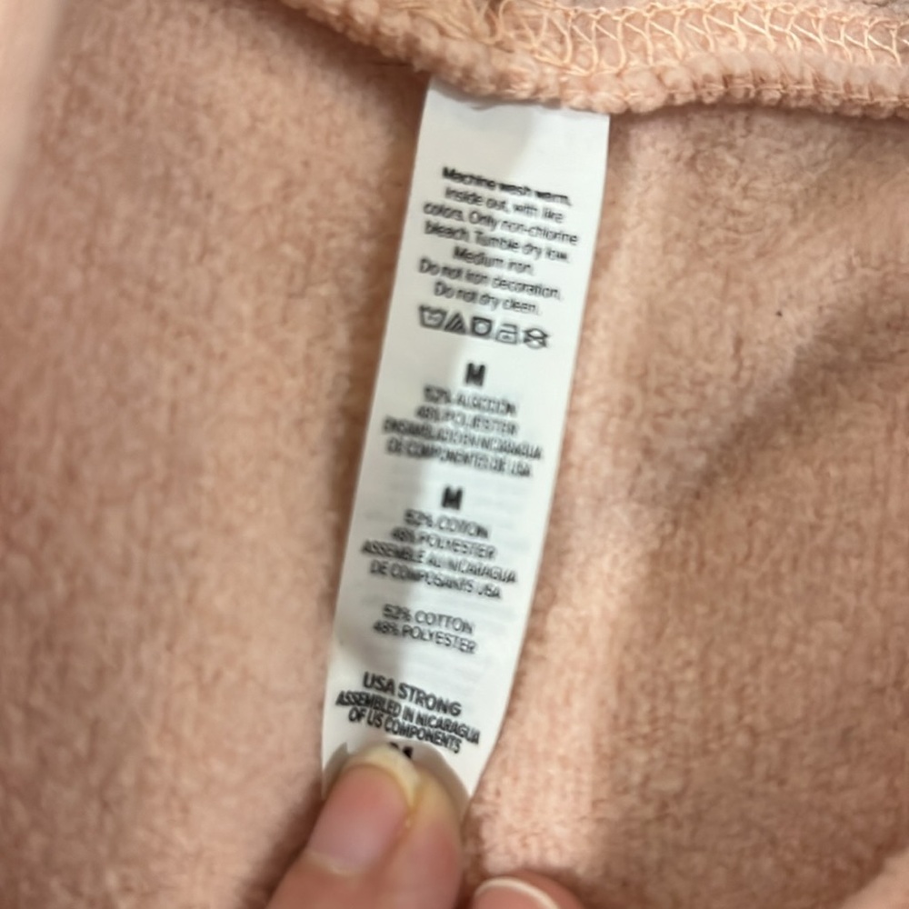 Oversized Cropped Crew Size Medium - image 4